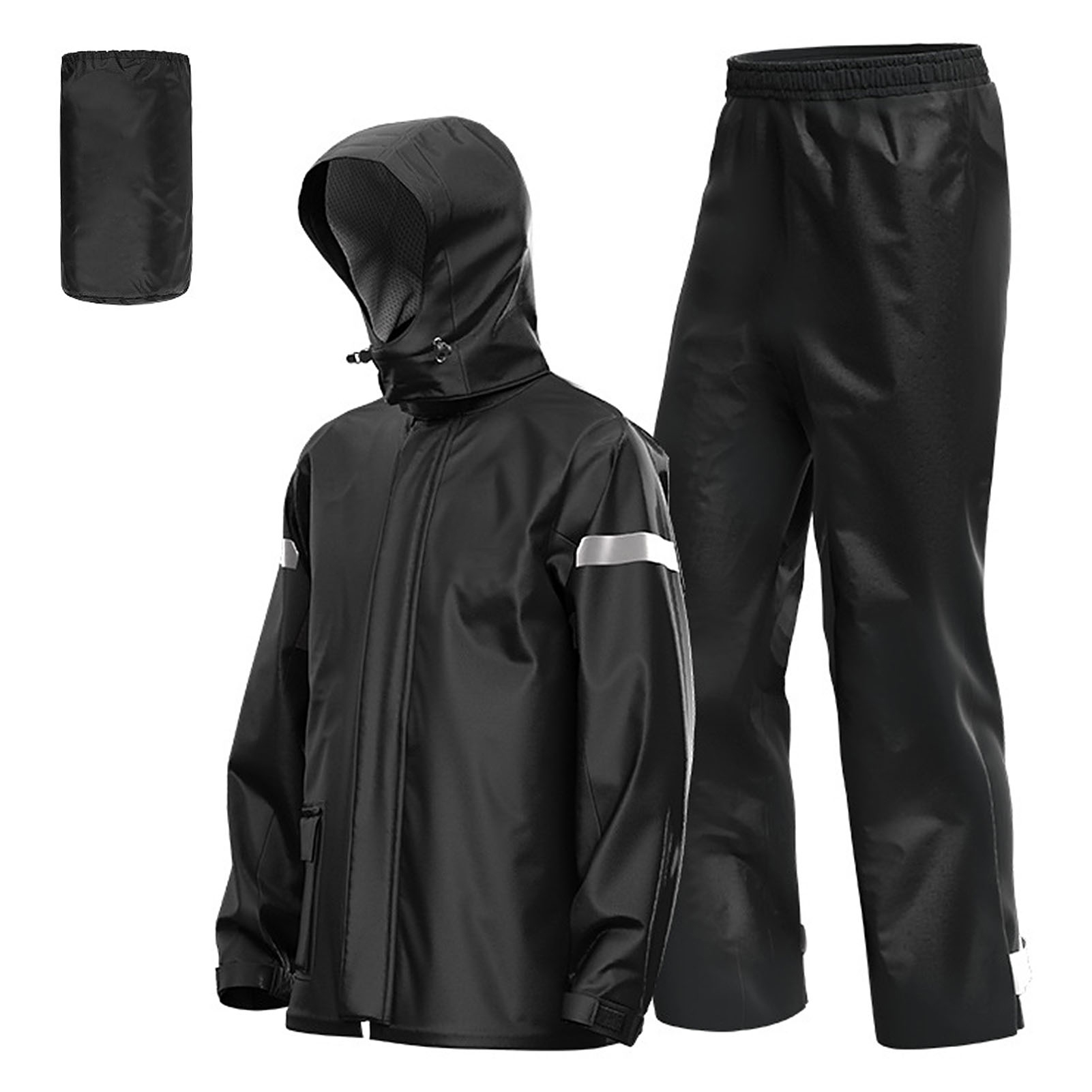 Cycling Gear Jersey - Men Motorcycle Rain Suit Outdoor Reflective