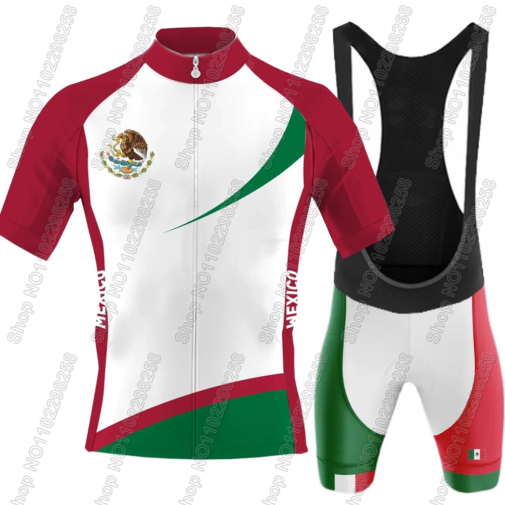 Cycling Bib Shorts - 2025 Mexico National Team Cycling Jersey
