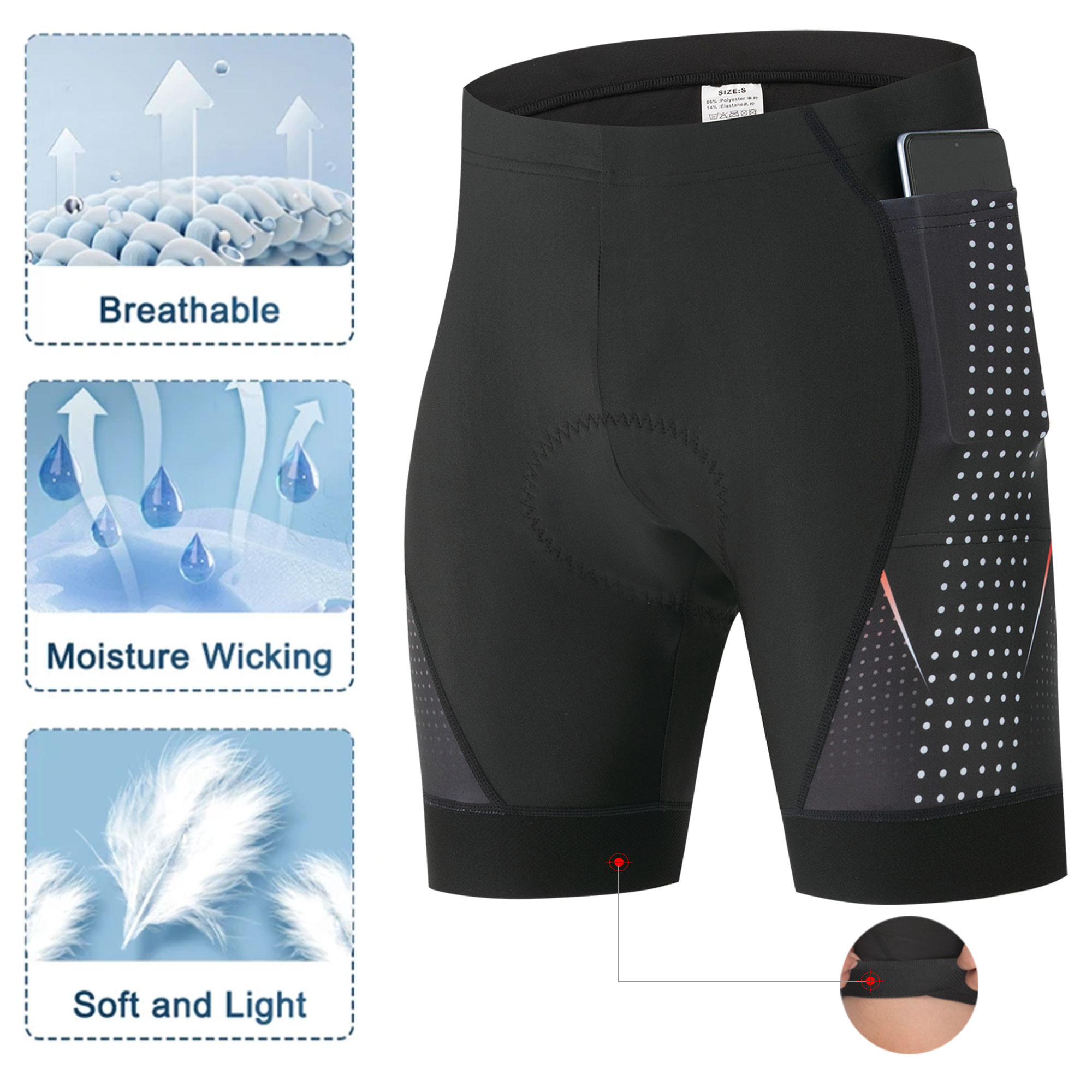 Premium Road Bike Shorts With  - огляд і ціна Cycling Gear Jersey