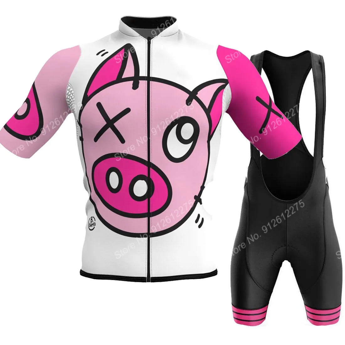 Set Cartoon Comic Pig 2023 Cyc - огляд і ціна Cycling Bib Shorts