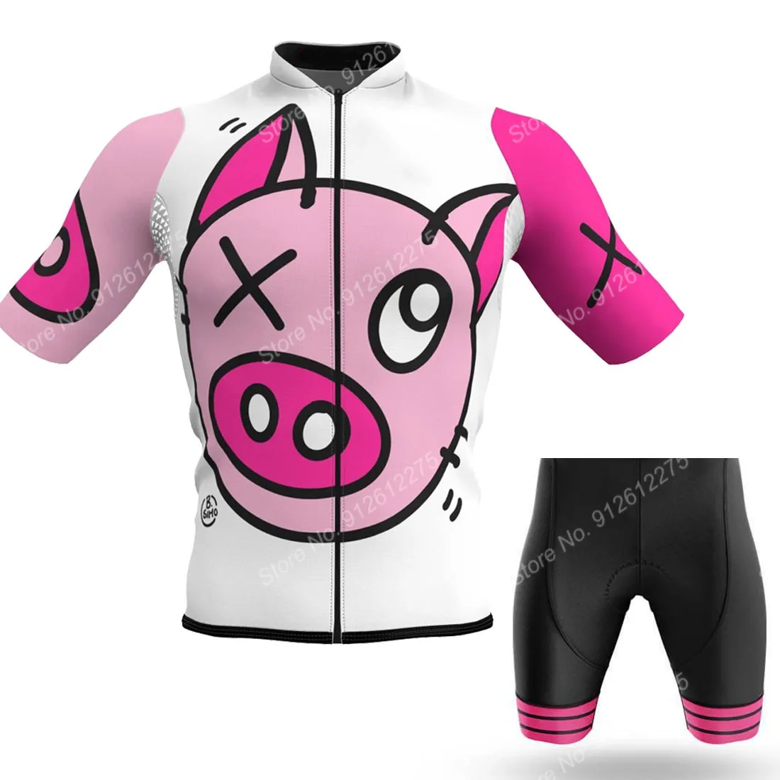 Set Cartoon Comic Pig 2023 Cyc - огляд і ціна Cycling Bib Shorts
