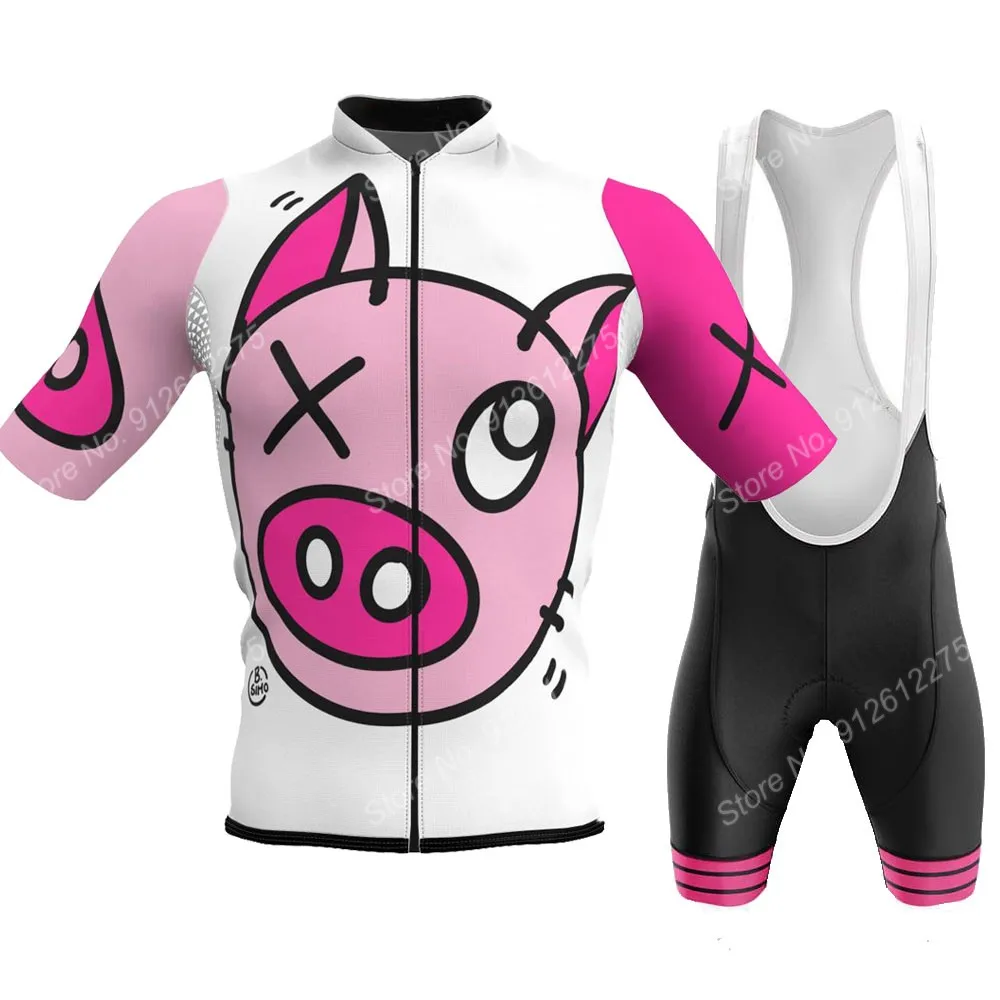 Set Cartoon Comic Pig 2023 Cyc - огляд і ціна Cycling Bib Shorts