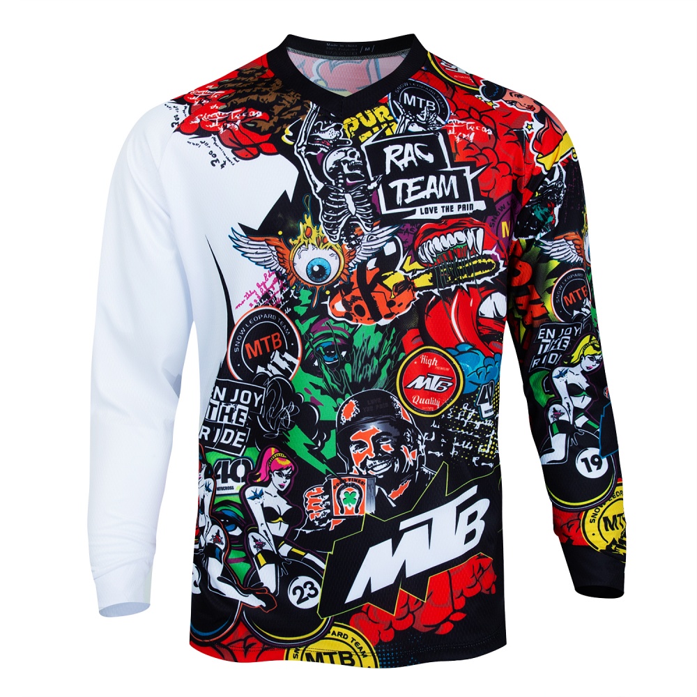 MTB Mountain Bike Long-Sleeve  - огляд і ціна Cycling Gear Jersey