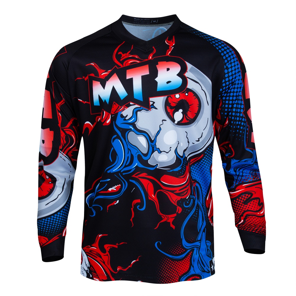 MTB Mountain Bike Long-Sleeve  - огляд і ціна Cycling Gear Jersey